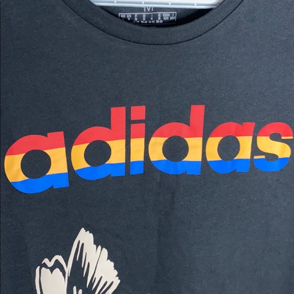 Adidas x Farm Rio black butterfly t-shirt - Picture 5 of 12